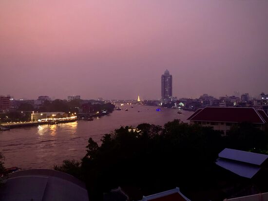 Blick zu Wat Arun