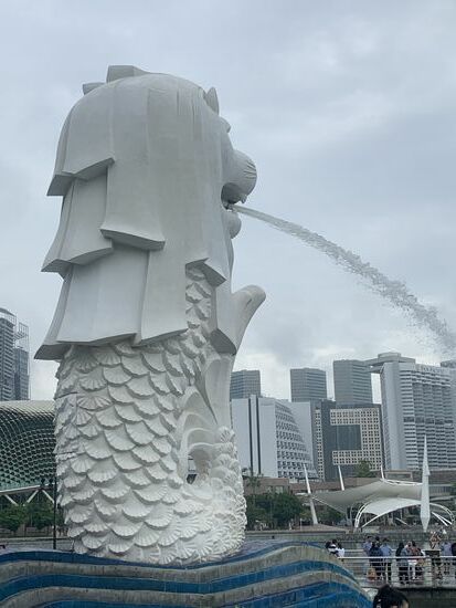 Hello! Long time no see! The Merlion! Oder für Ella: ein meerjungfrauenlöwe