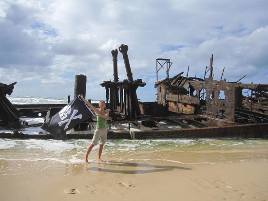 Eine Piratin erobert das Schiff