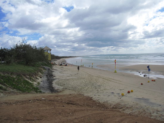 super Strand, sah eigentlich aus, wie zu Hause