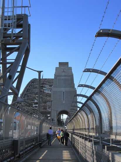 auf der Harbour Bridge