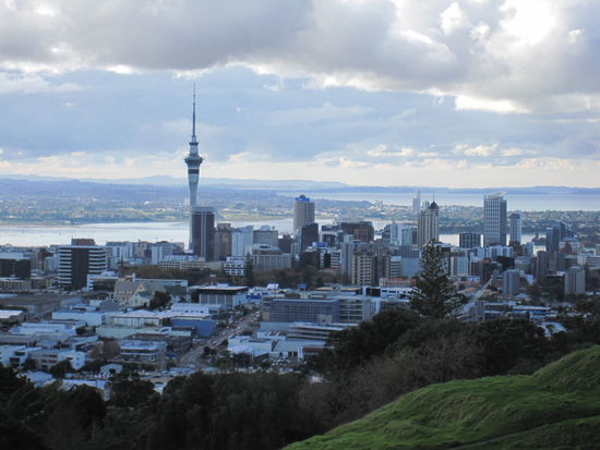 und noch einmal die Skyline von Auckland
