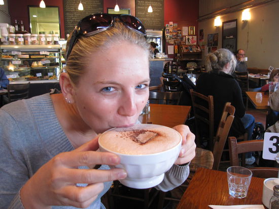 Mmmh, lecker...Moccabowl.