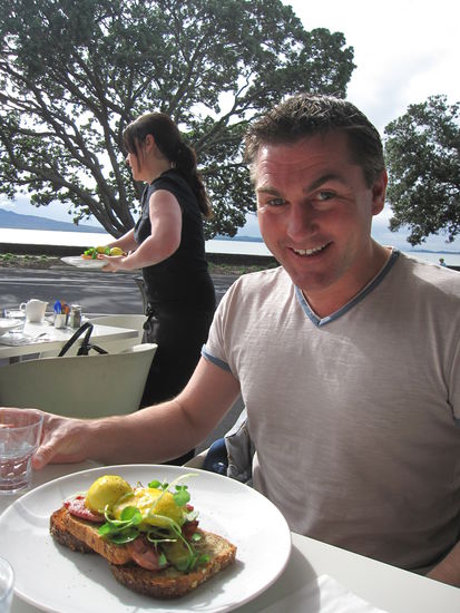 Tim bei unserem Brunch