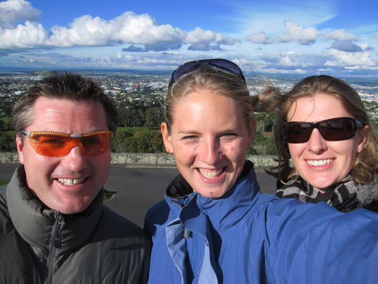 wir drei, v.l. Tim, ich und Rebecca