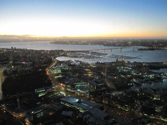Auckland in Abendstimmung