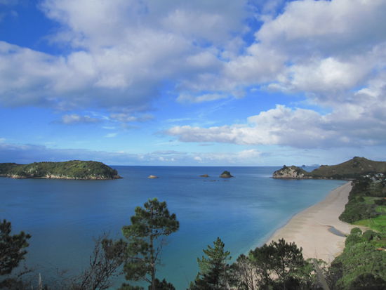 und noch einmal die Landschaft vom wunderschoenen Neuseeland 
