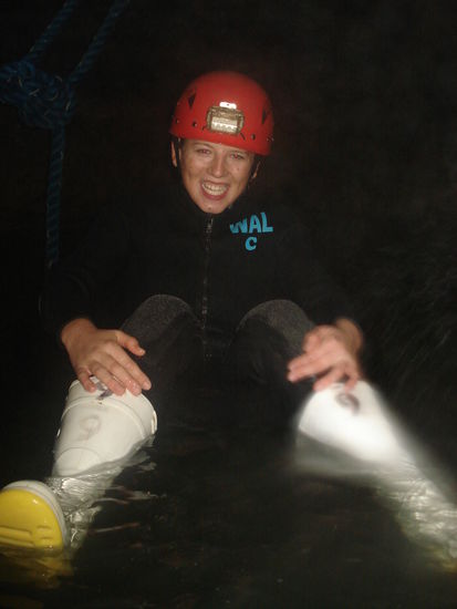 Annette auf Position