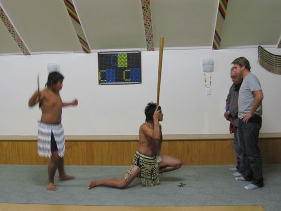 unser Chief wird begruesst