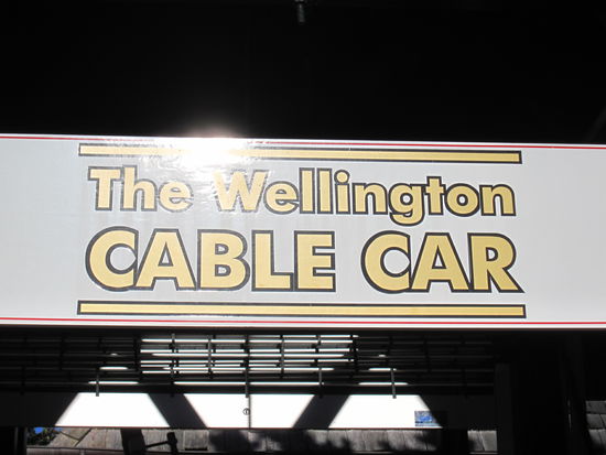 mit dem Cable Car in Wellington unterwegs