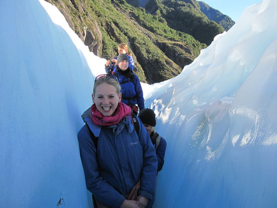 ...und ab zum Gletscher