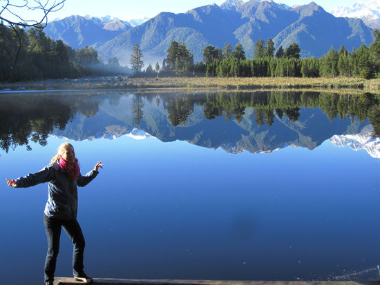 Hihi, das war ganz schoen wackelig hier