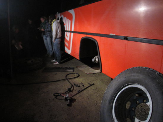 das Rad wird gewechselt