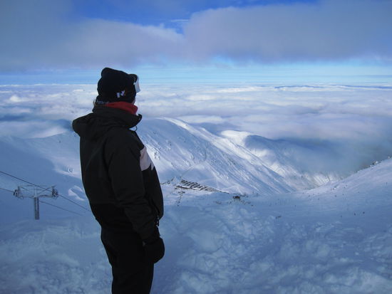 super Sicht vom "Top of Mt. Hutt"