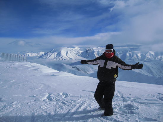 super Sicht hatte man hier oben