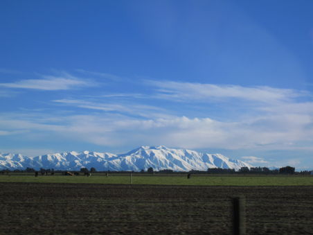 auf dem Weg nach Christchurch