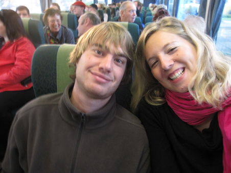 mit Tobi in der TranzAlpine
