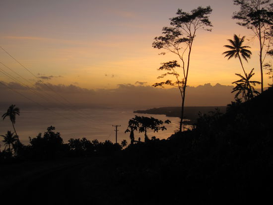 die Sonne geht unter