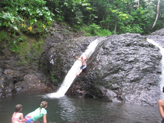 die Sliding Rocks...das ist der pure Spaß!