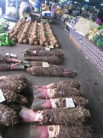 auf dem Markt in Apia