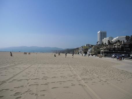 am Strand von St. Monica