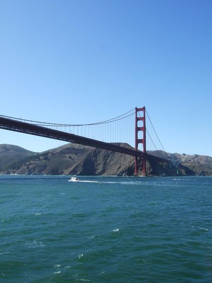 die Golden Gate Bridge kommt näher