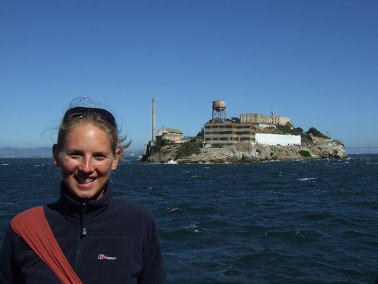auf der Rückfahrt: Alcatraz und Annette