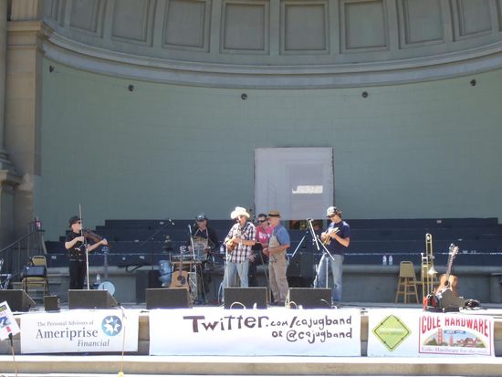 gute Stimmung bei Livemusik im Golden Gate Park