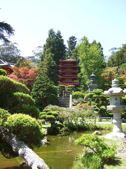 es war wirklich schön im Japanes Tea Garden