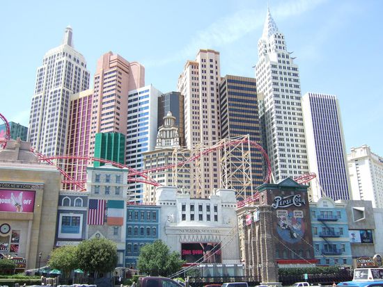 New York New York und seine Achterbahn