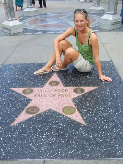 Ich am Hollywood Walk of Fame!