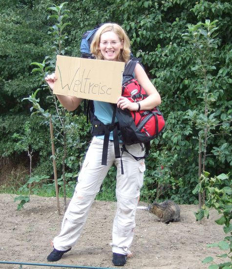dieses Foto ist kurz vor meiner Abreise am 14.09.2008 bei uns im Garten entstanden