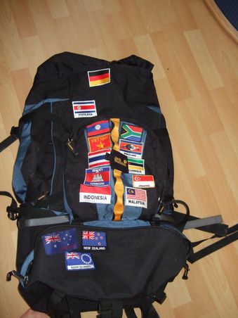 mein Backpack!!! Ich hatte nie Probleme mit ihm, er war einfach klasse!!!