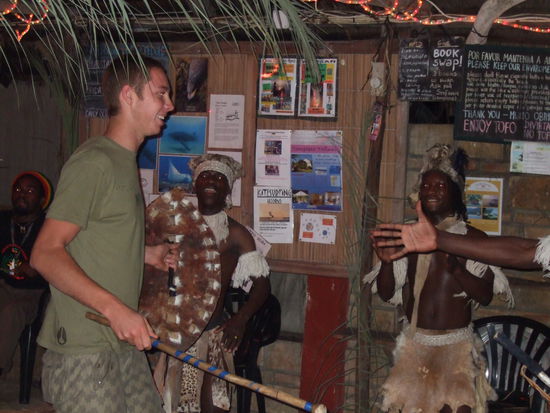 auch die Touris muessen sich ab und zu zum Loeffel machen