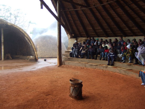 bei der Zulu-Vorstellung I
- super Wetter !