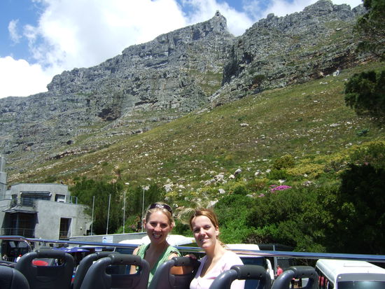 Katharina und ich
(im Hintergrund ist der Tafelberg zu sehen)