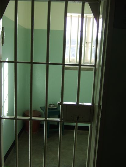 Nelson Mandelas Zelle
(so sahen aber auch alle Zellen aus)