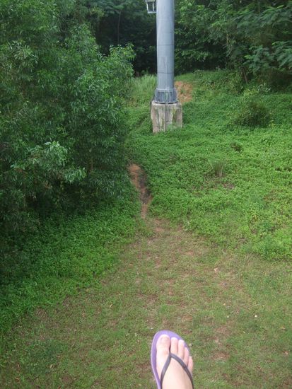 mit einem Lift mussten wir auf den Berg fahren und ich muss sagen, dass ich wirklich Angst hatte... ich haette wohl in der Vergangenheit oefter mal einen Skilift nutzen sollen.