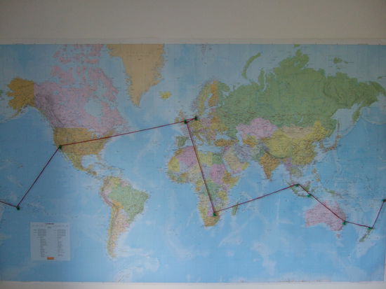 Und so sieht die Route dann in etwa bildlich aus