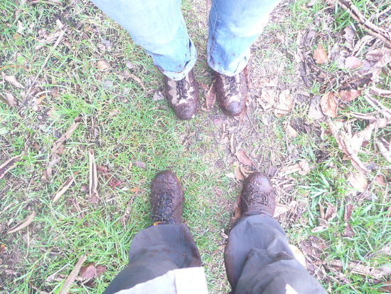 ...und ziemlich matschig!