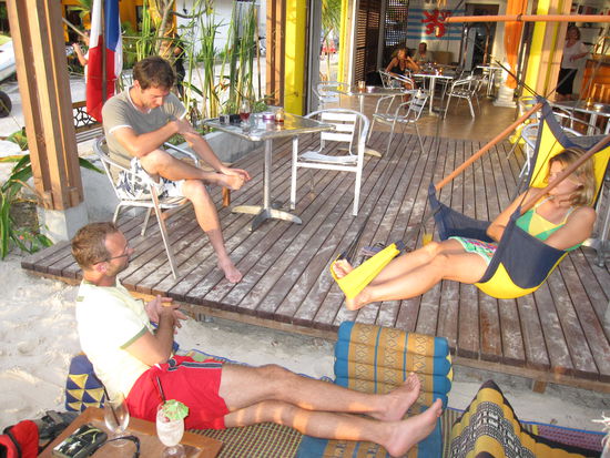 v.l. Christian, Wolfgang, Tina