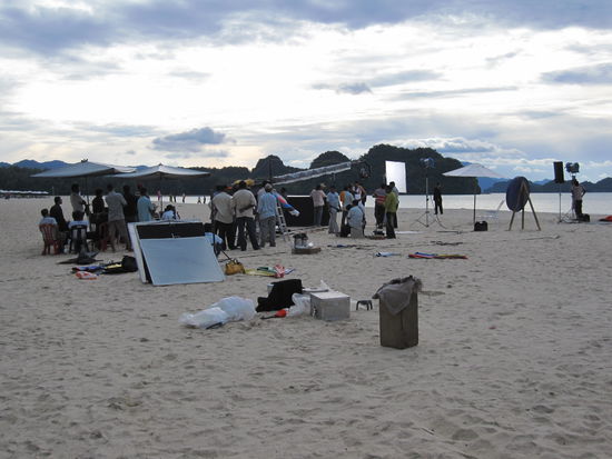 Dreharbeiten fuer einen Bollywoodfilm ?