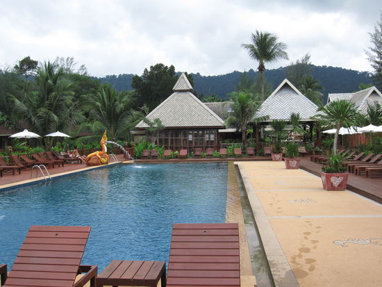 der Swimmingpool in unserem Resort...nicht schlecht, oder?