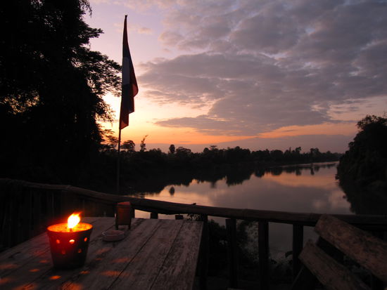 romantische Stimmung in der Ecolodge