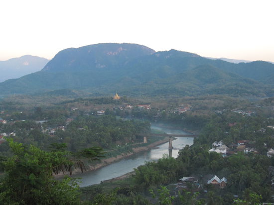 Luang Prabang von oben gesehen