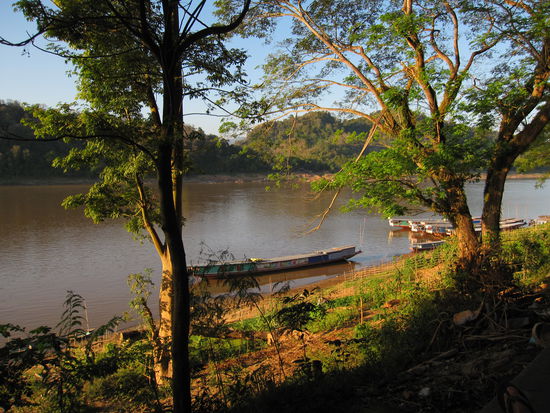 Abendstimmung am Mekong