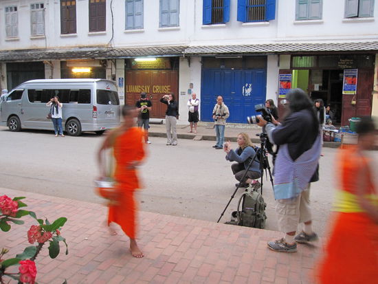 und die Touristen machen Fotos