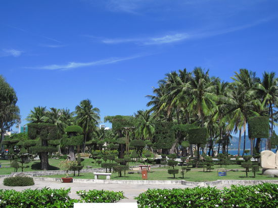 die Strandpromenade von Nha Trang