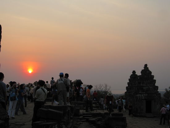 aber der Sonnenuntergang war auch ganz nett