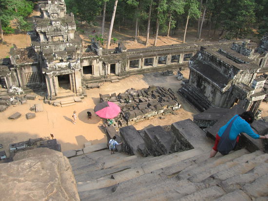 auch hier war es wieder ziemlich steil!